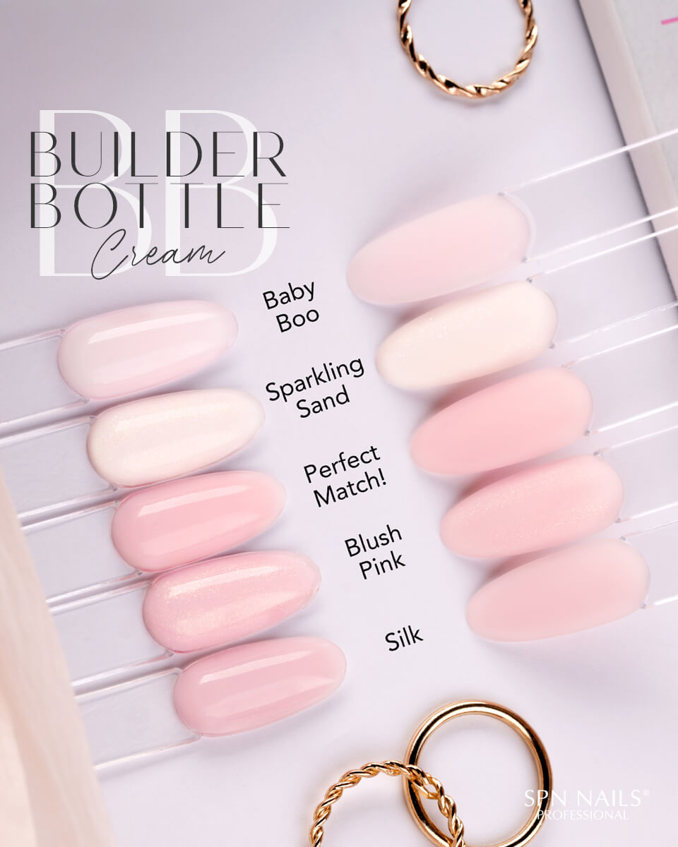 Wzorniki prezentujące odcienie żeli w bultece BB Cream